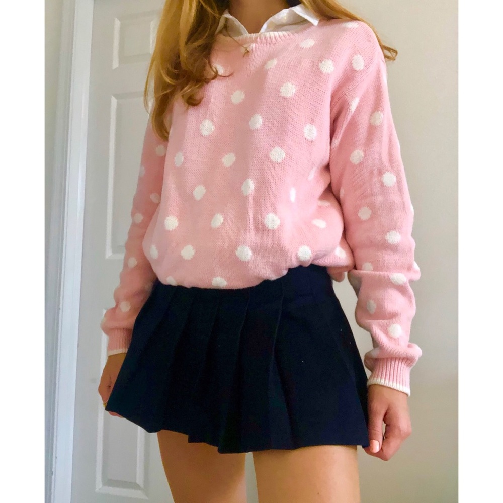Vintage Polka Dot Sweater